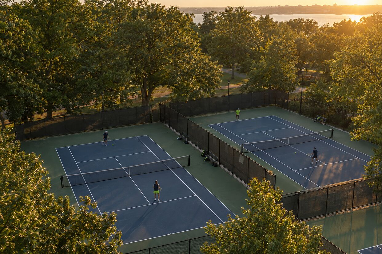 Tennis in Villarrica, IX